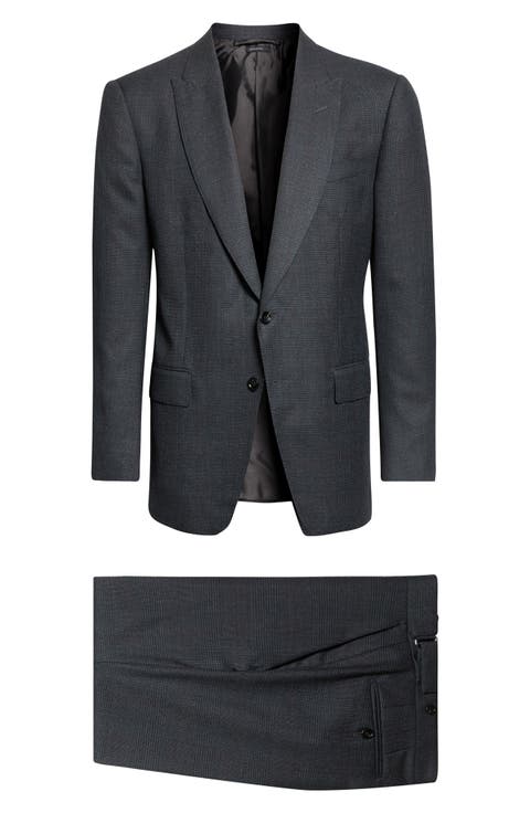 Prince of Wales Check Wool Suit
