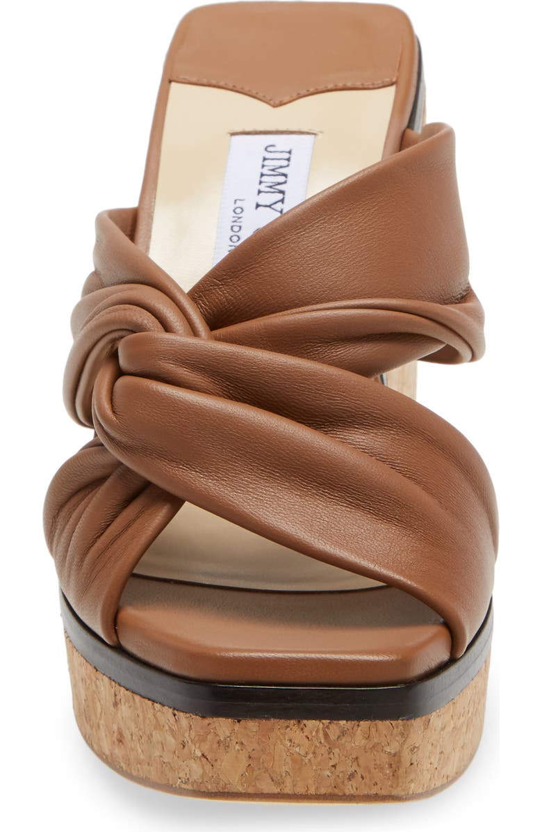 Jimmy Choo Narisa Twist Platform Wedge Sandal, Alternate, color,