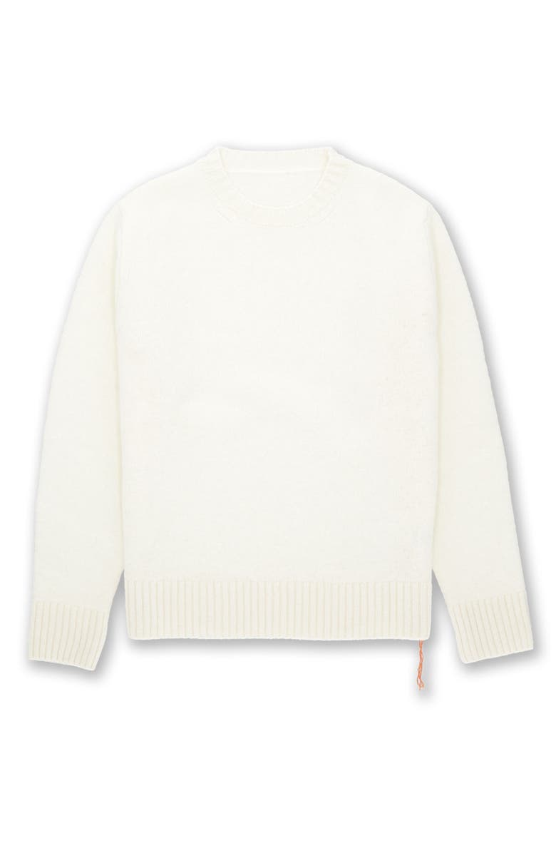 Fortela Skipper Merino Wool Crewneck Sweater, Main, color, Off White