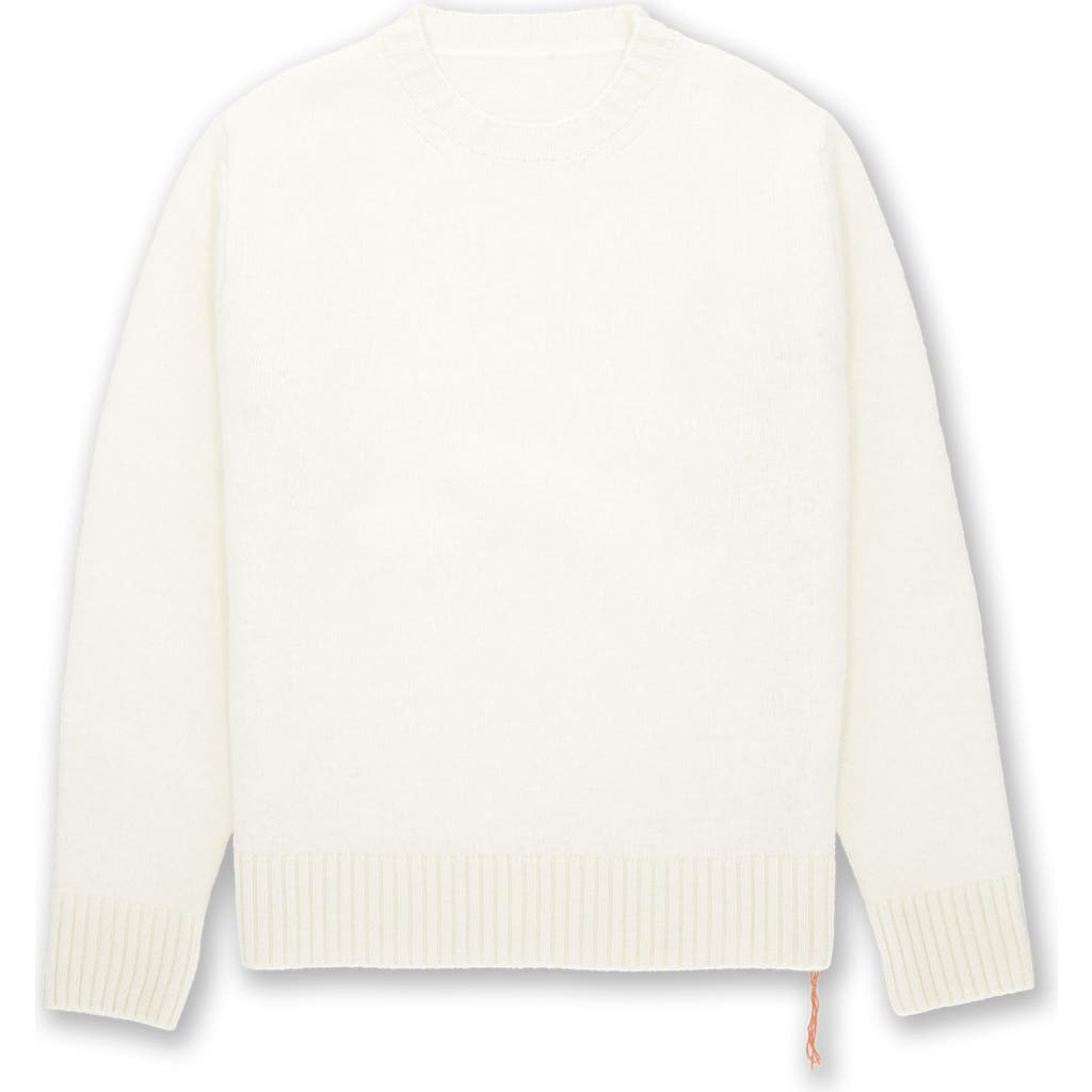 Fortela Skipper Merino Wool Crewneck Sweater In Neutral