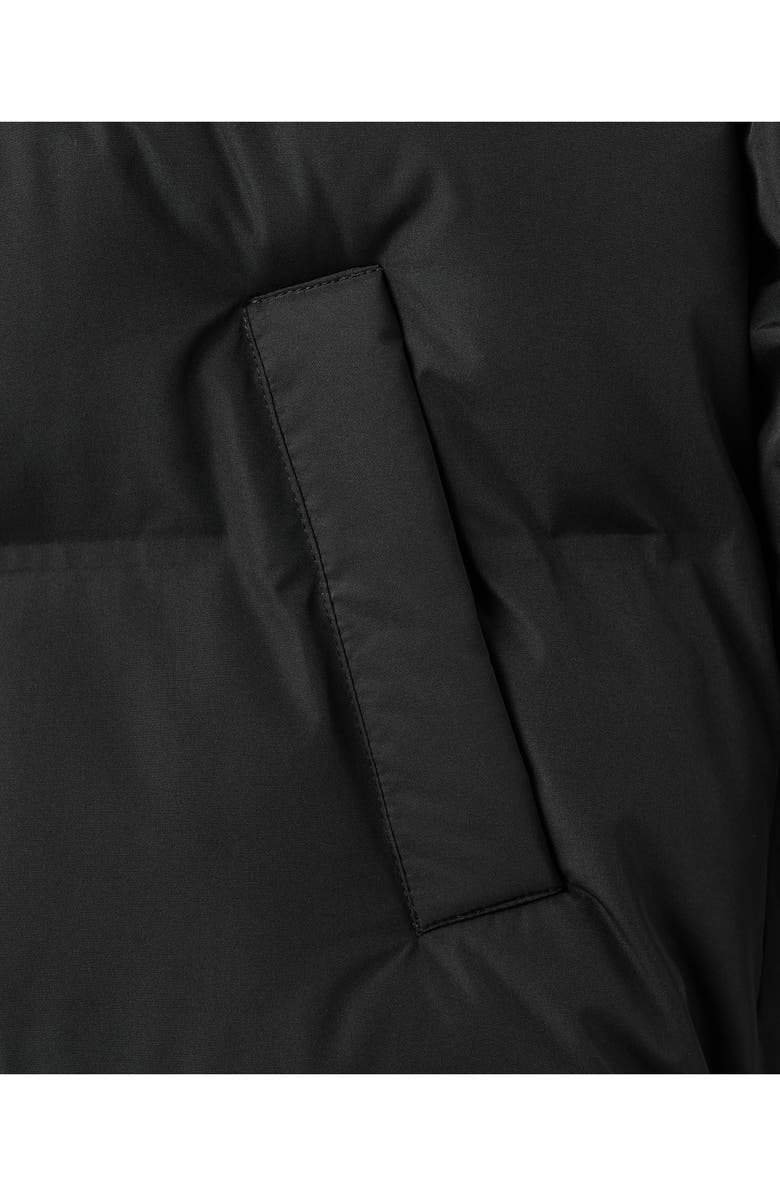 MANGO TEEN Hooded Puffer Coat, Alternate, color, Black