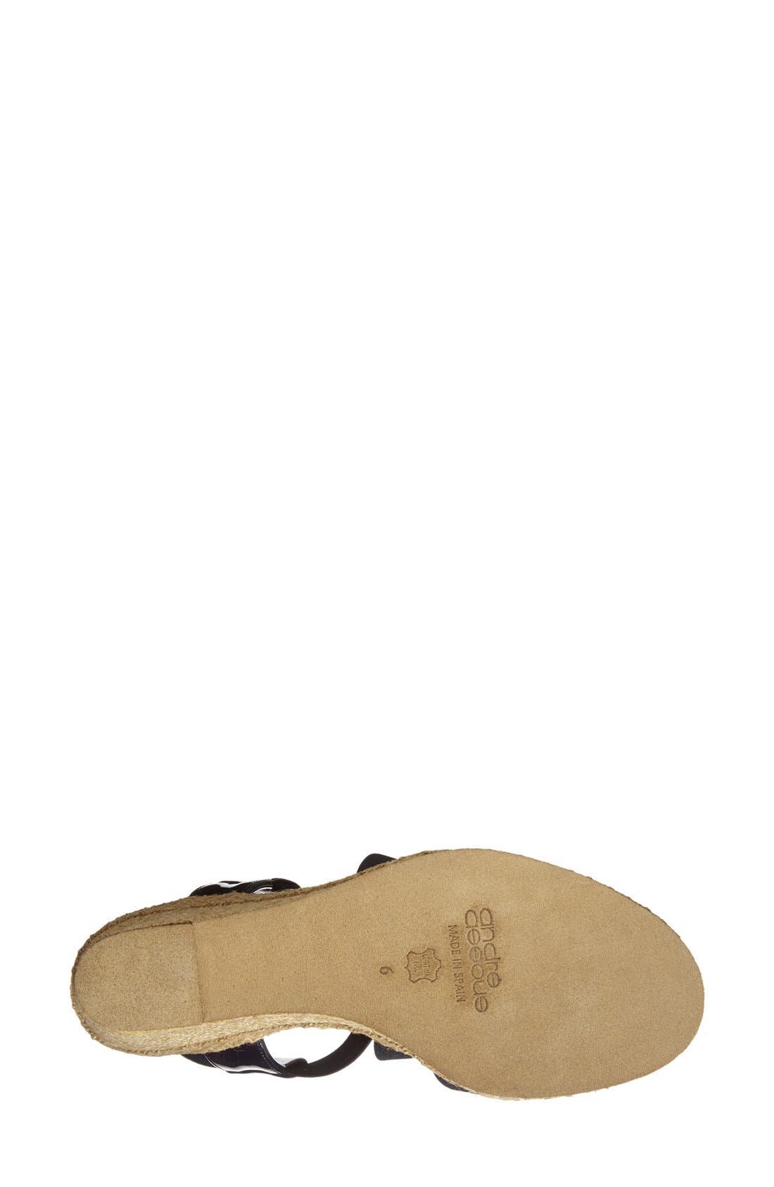 'Dalmira' Wedge, Alternate, color, NAVY