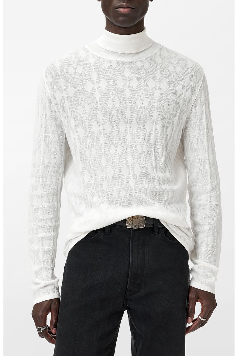 Alistair Broken Argyle Turtleneck Sweater, Main, color, SALT