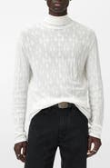 John Varvatos Alistair Broken Argyle Turtleneck Sweater
