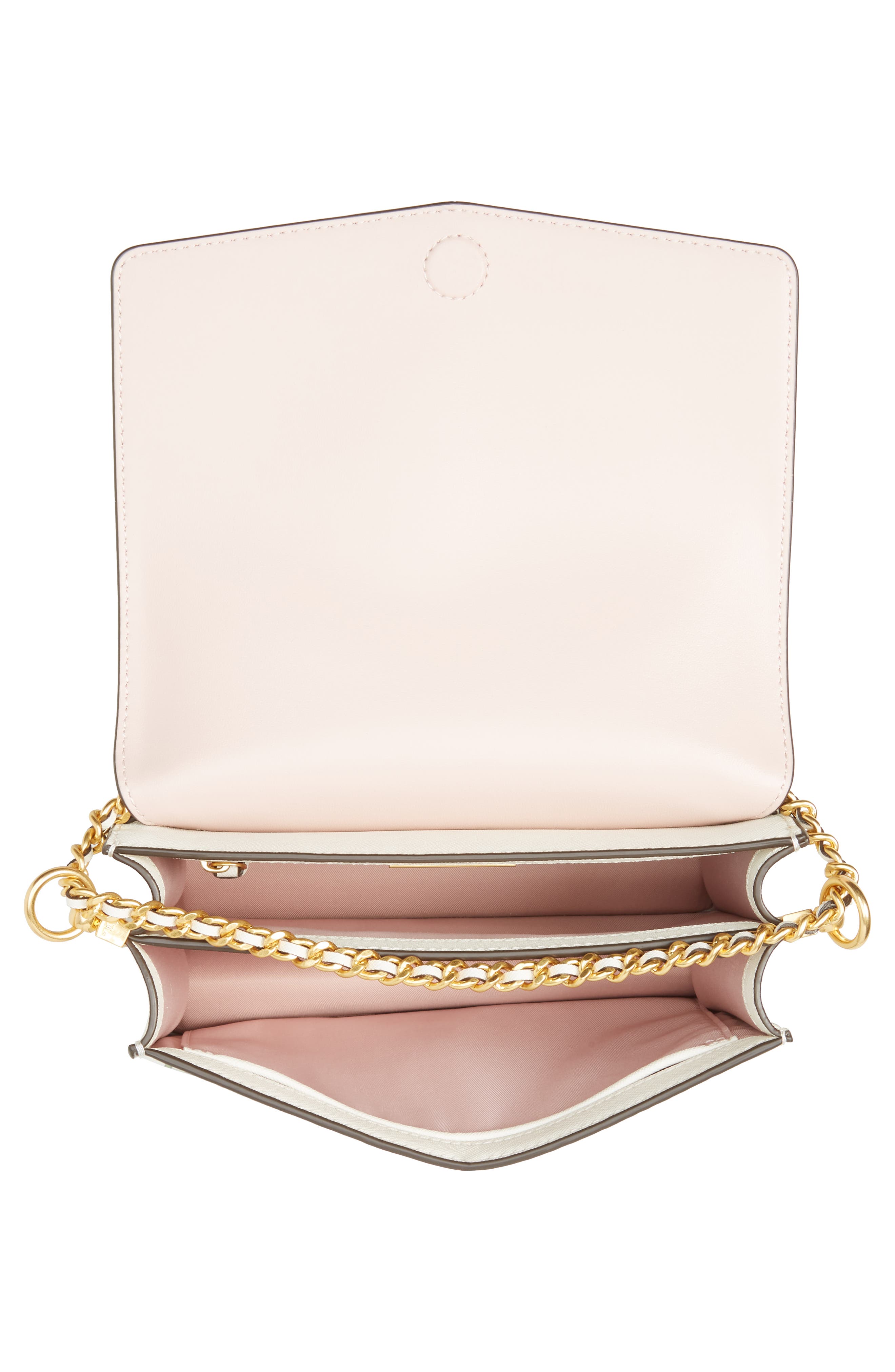 Tory Burch Robinson Floral Print Shoulder Bag, Alternate, color, 