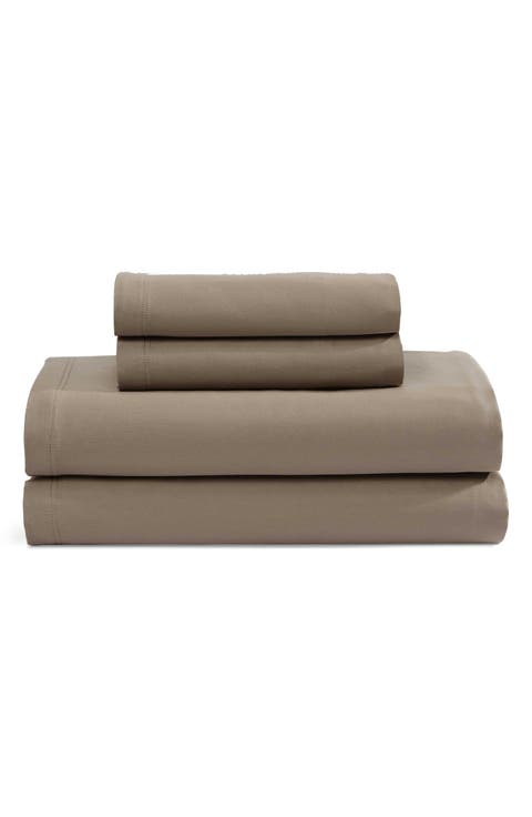 Organic Earth Cotton Sateen Sheet Set