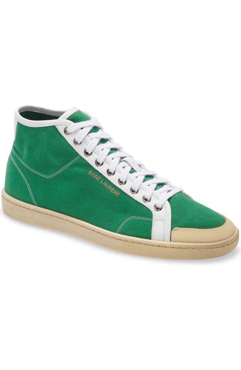Saint Laurent Mid Top Sneaker, Main, color,