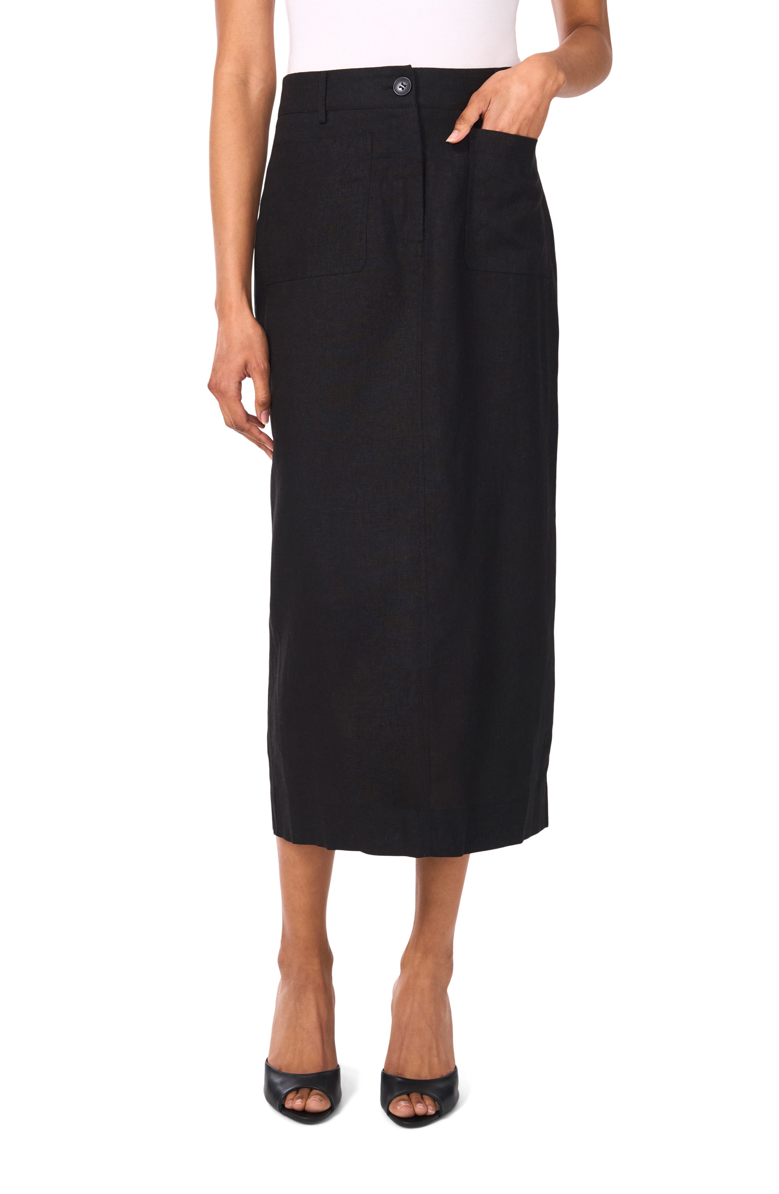 Patch Pocket Midi Skirt