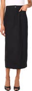 Vince Camuto Patch Pocket Midi Skirt