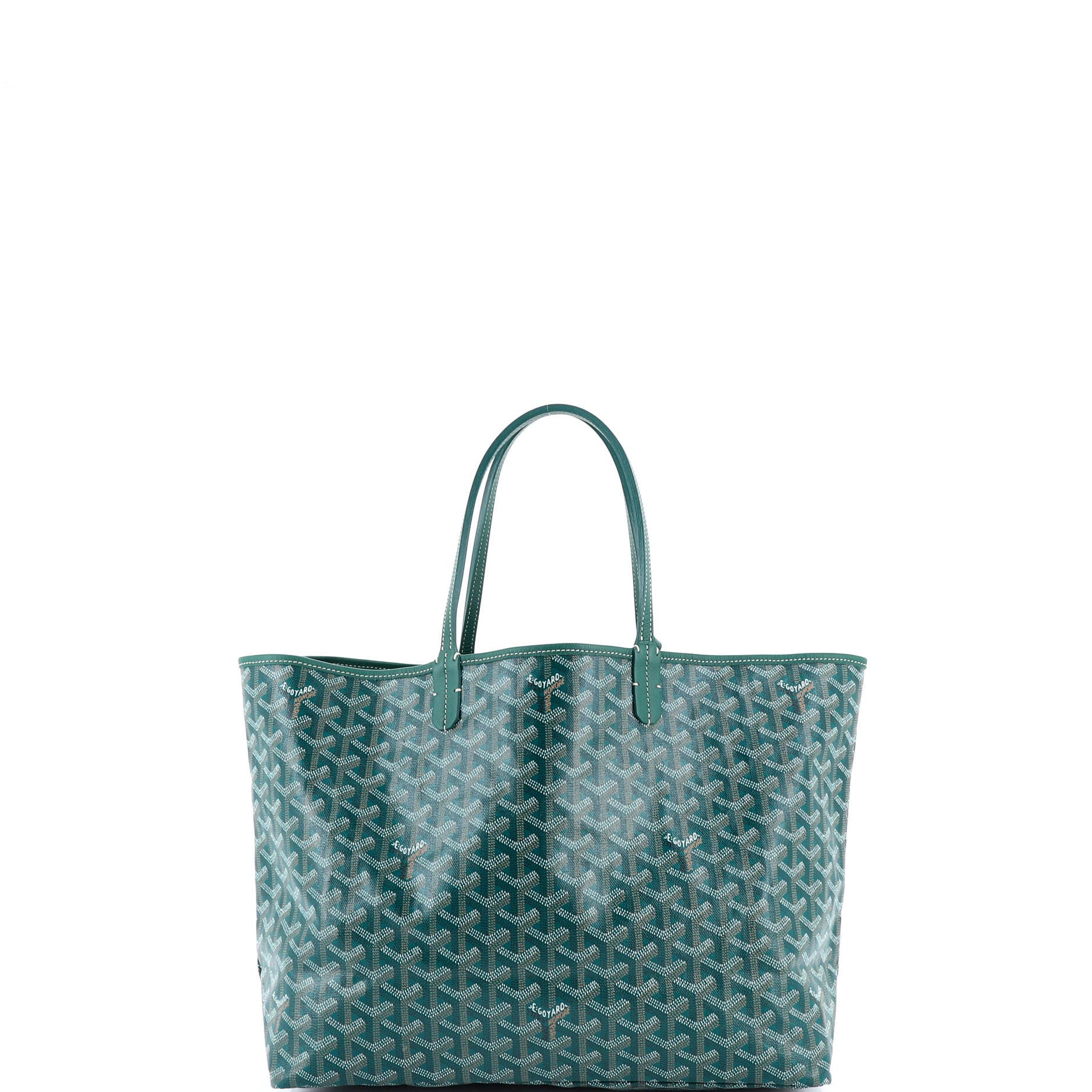 Pre-Owned Goyard Saint Louis Tote Coated Canvas PM, Alternate, color, Green