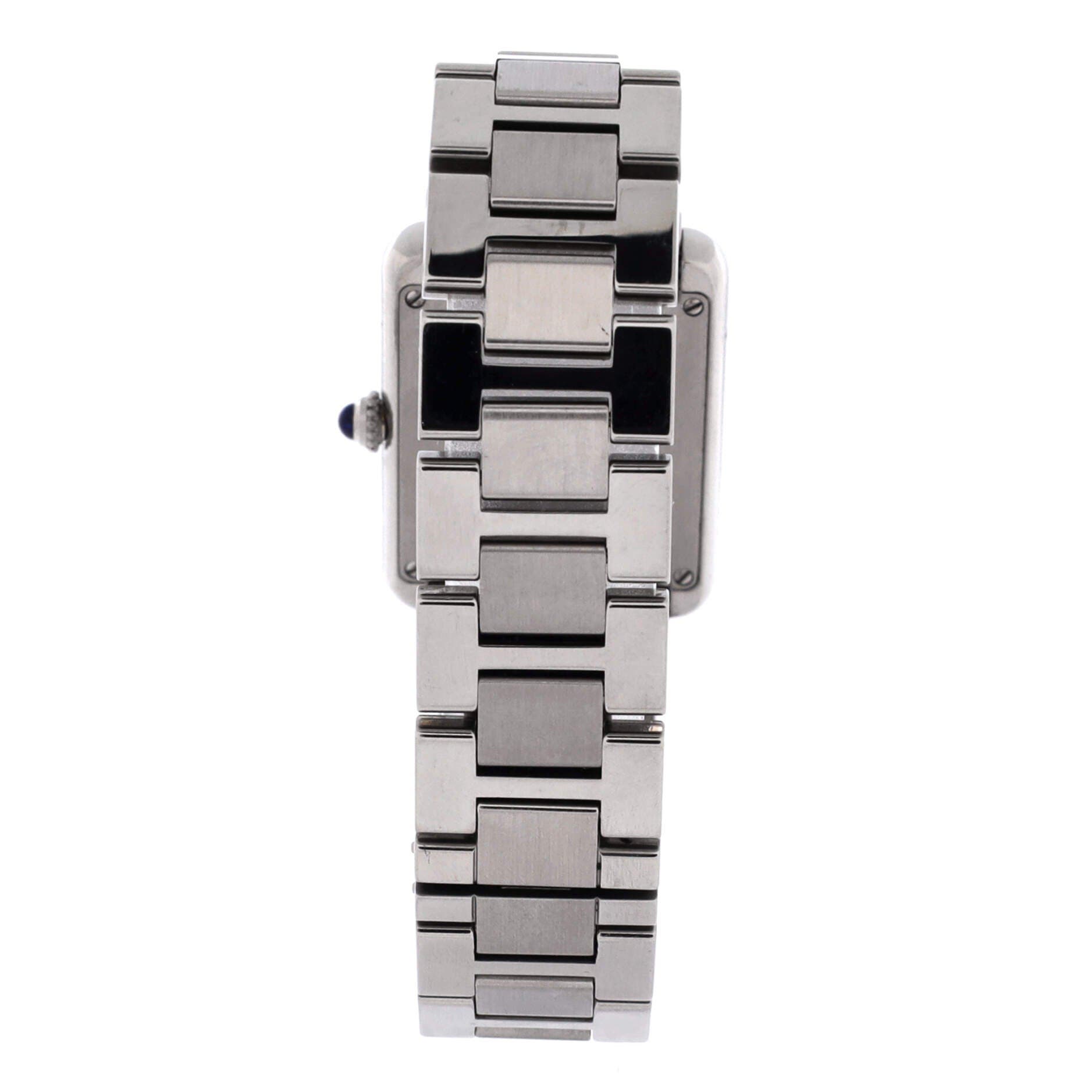 Tank Solo Quartz Watch Stainless Steel 24, Alternate, color, Metallic Silver