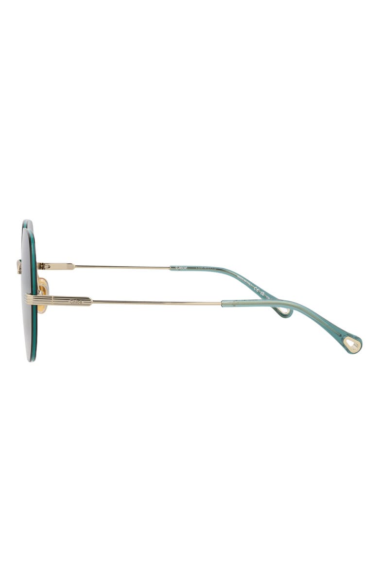 Chloé 58mm Round Sunglasses, Alternate, color, Gold Gold Grey