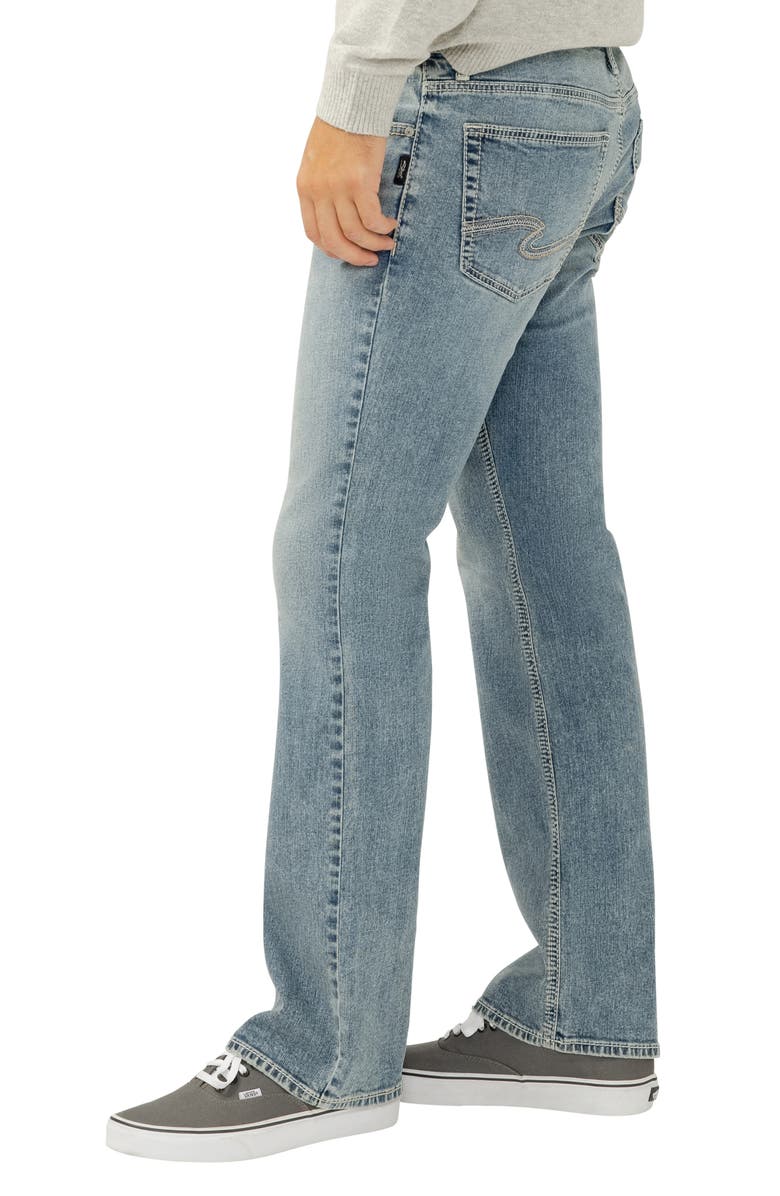 Silver Jeans Co. Jace Slim Bootcut Stretch Jeans, Alternate, color, Rugged