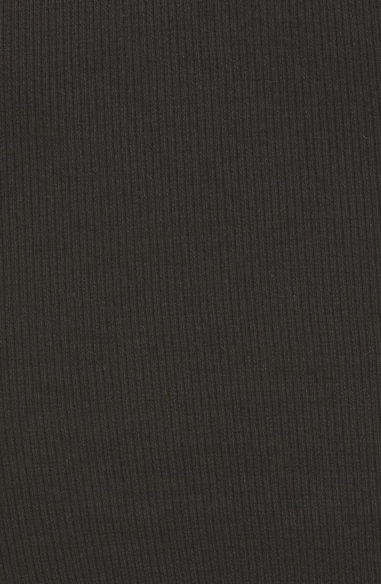 K.NGSLEY Gender Inclusive Raceher Rib Asymmetric Tank, Alternate, color, Black