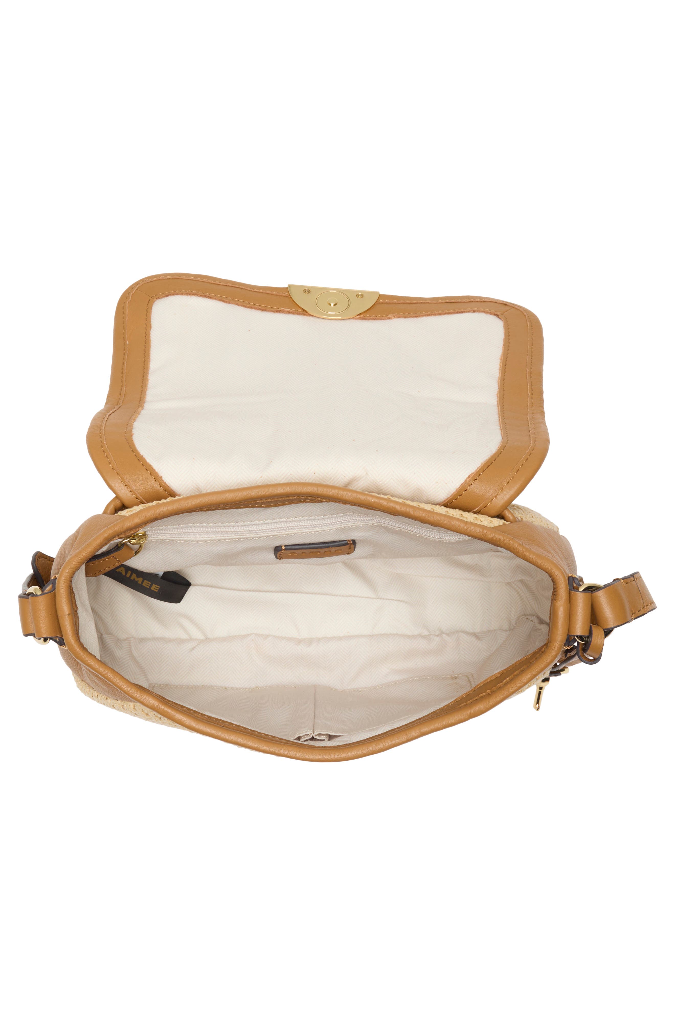 Cannes Flap Crossbody Bag, Alternate, color, RAFFIA CANYON