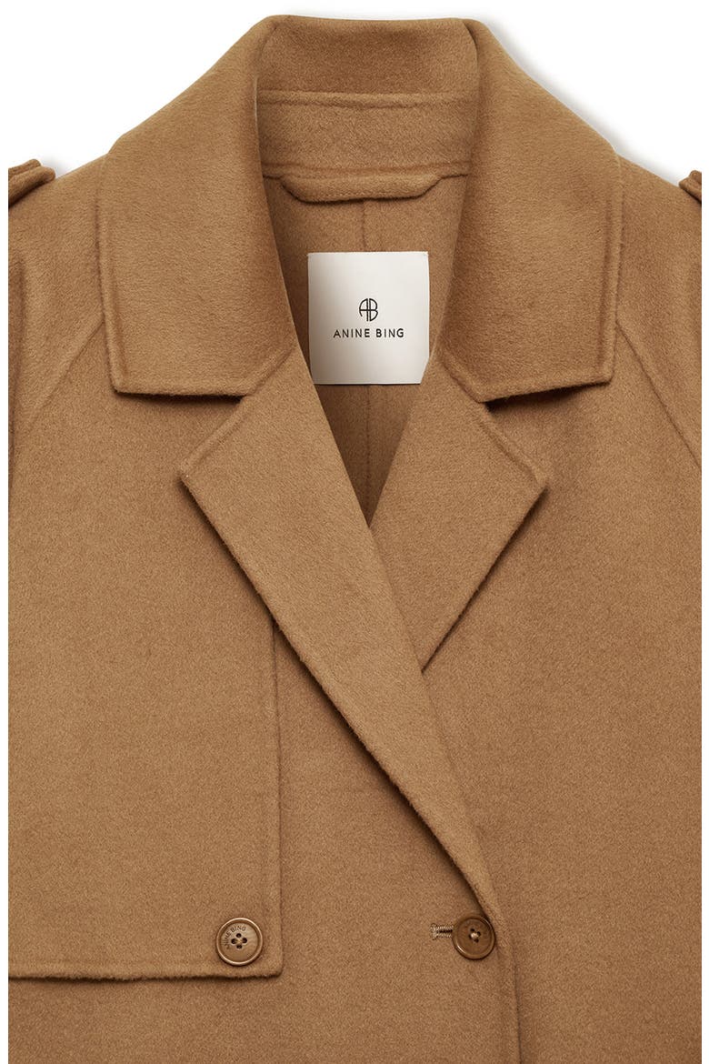 Rickie Maxi Trench, Alternate, color, Camel