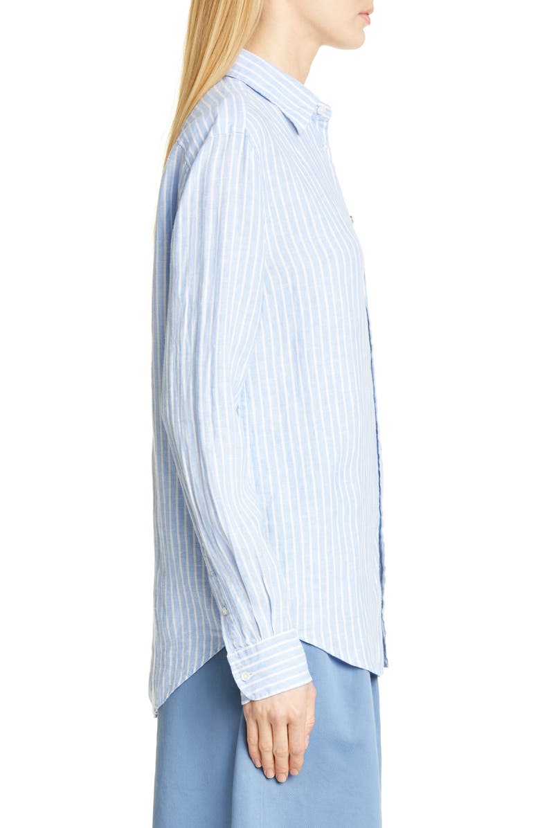 Polo Ralph Lauren Stripe Linen Shirt, Alternate, color,