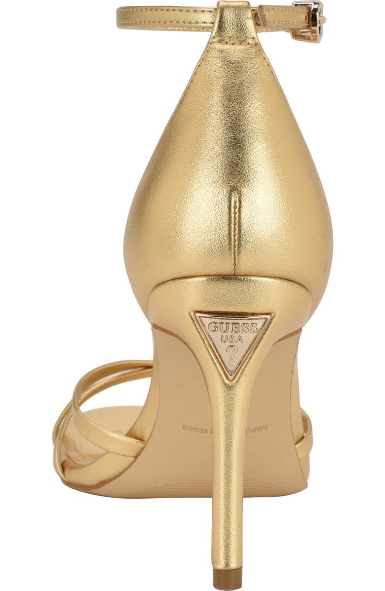 GUESS Spring Ankle Strap Sandal, Alternate, color, Gold