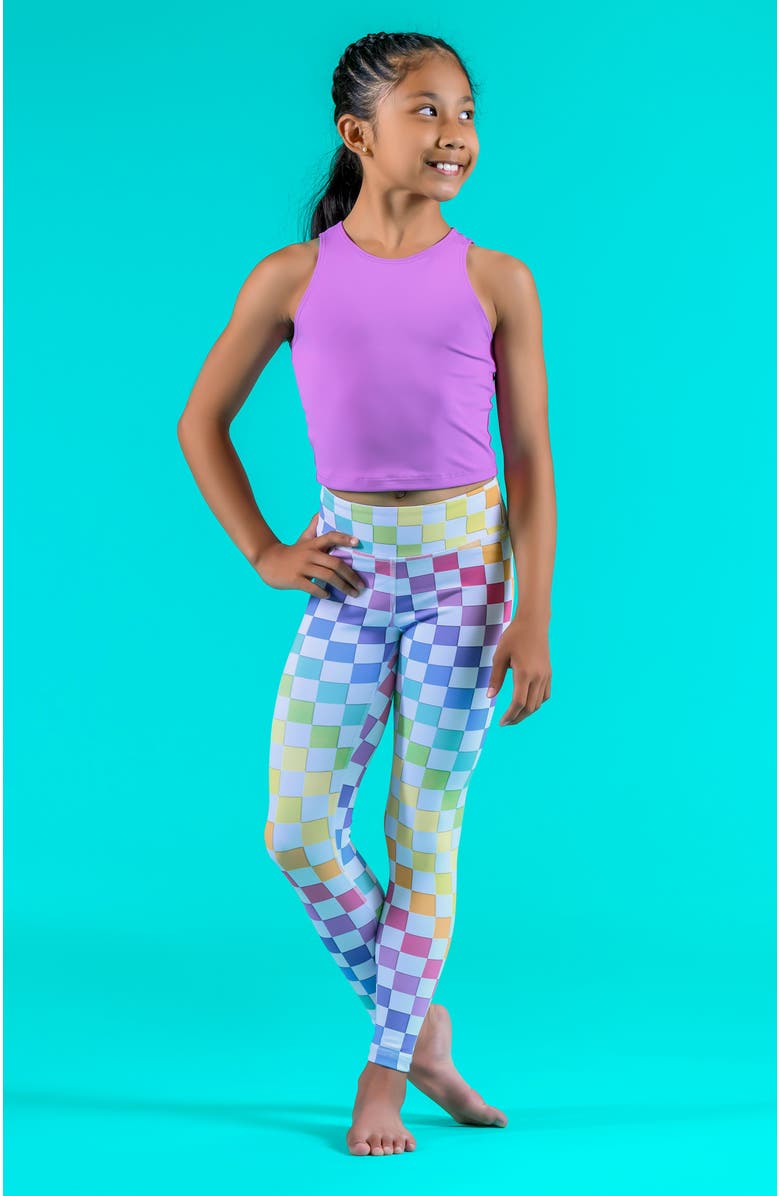 Destira High Waisted Performance Legging, Alternate, color, Electric Glow