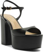 Schutz Lys Ankle Strap Platform Sandal