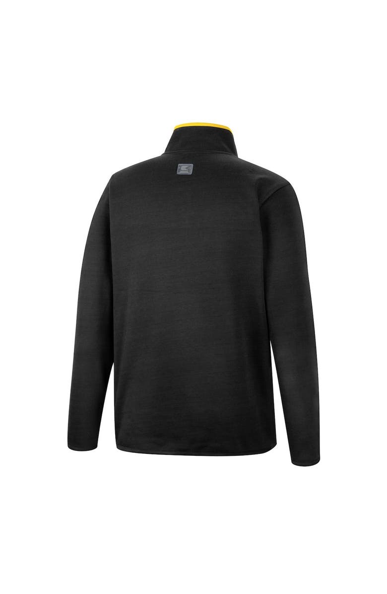 COLOSSEUM Men's Colosseum Black Appalachian State Mountaineers Rebound Quarter-Snap Jacket, Alternate, color, Black