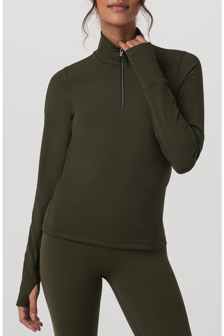 Chilled Out Half-Zip Pullover, Alternate, color, OLIVE