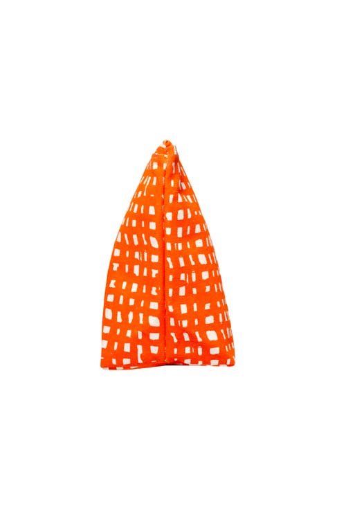 Dance Happy Ivy Cosmetic Bag In Bright Orange