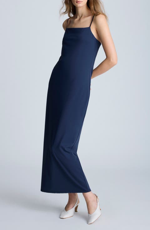 Athletic Stretch Maxi Slipdress