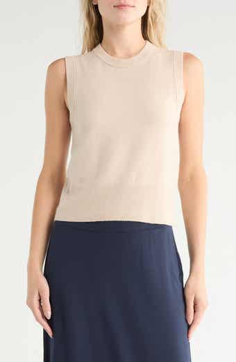 Vince Crewneck Wool Blend Sweater Tank