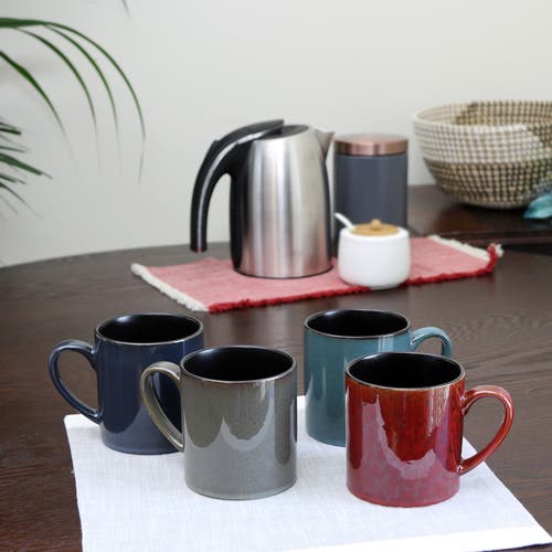 Gibson Home City Loft 20 Oz. Mug Set, Set Of 4 In Multi