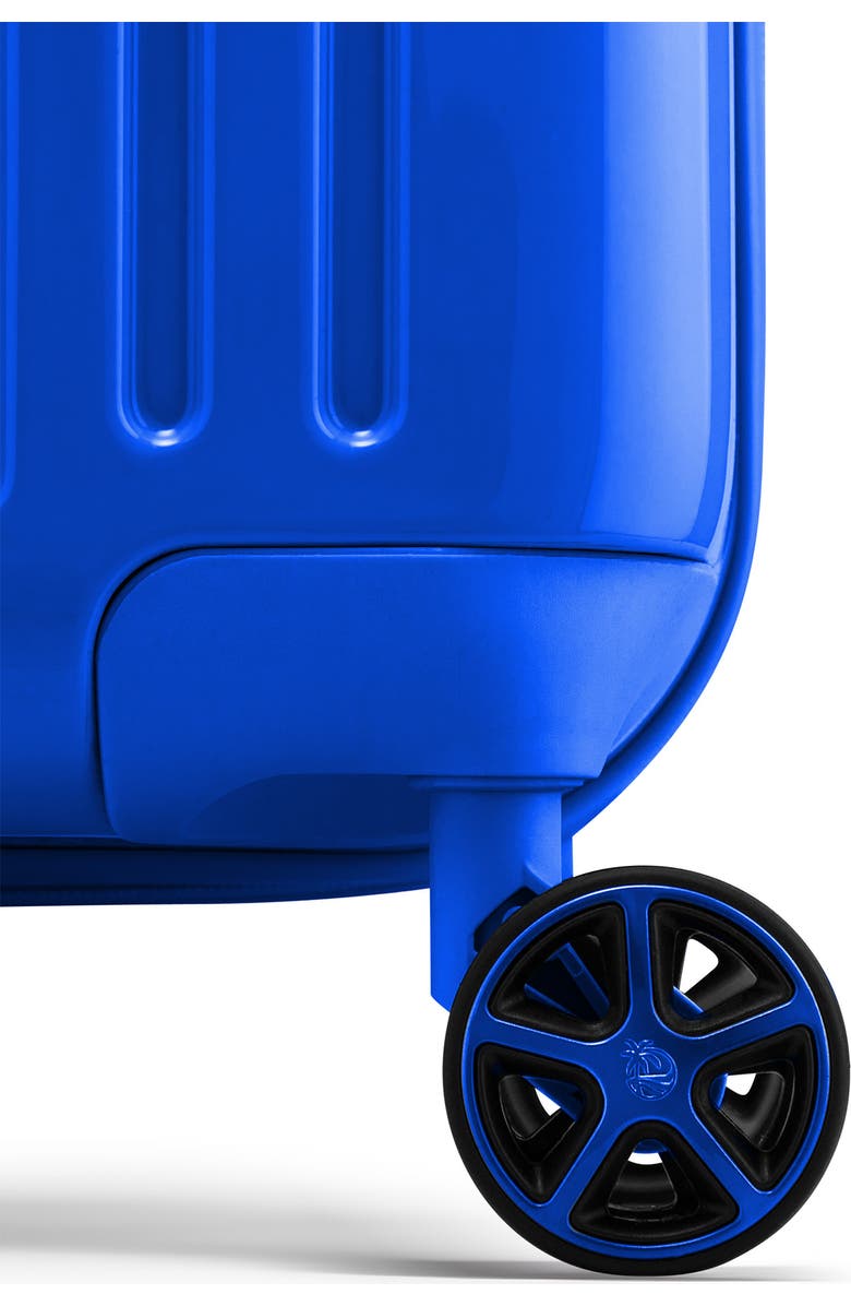 Vacay Radiant Elements Blues 22" Hardside Spinner Suitcase, Alternate, color,