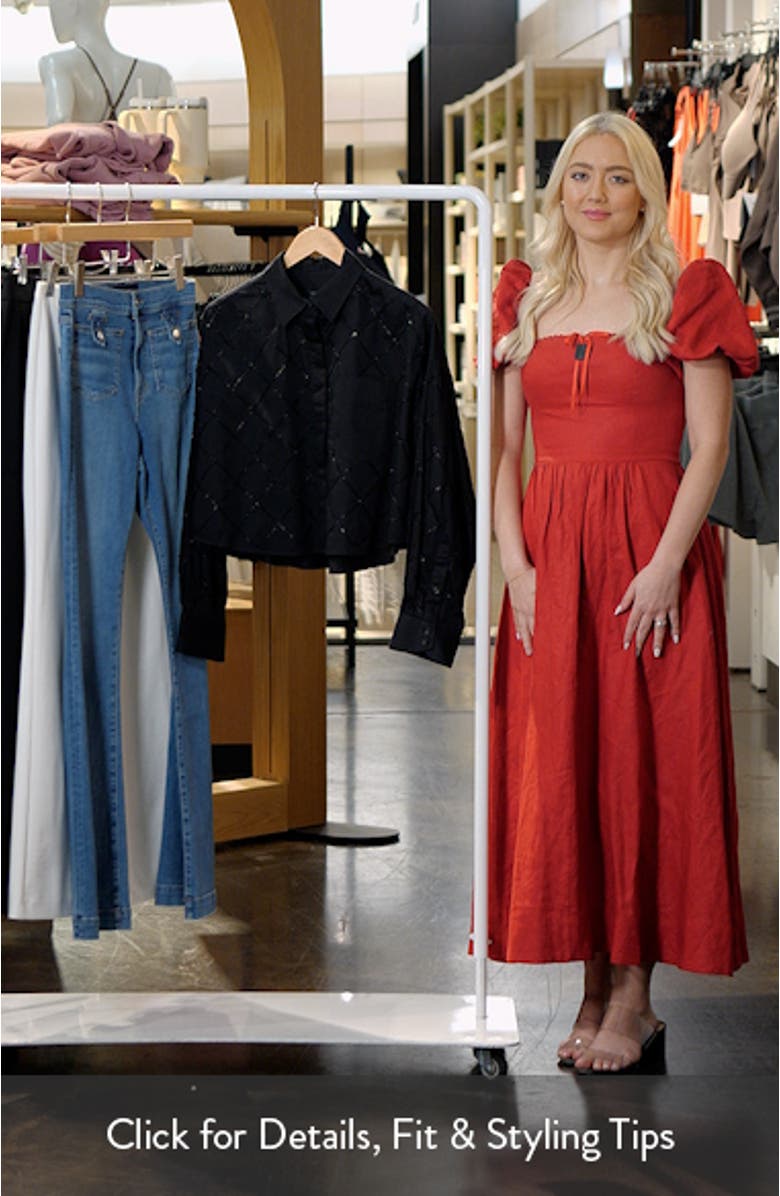 Beatrice Beaded Button-Up Shirt, sales video thumbnail