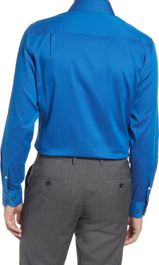 Men's Tailored Fit Stretch Solid Dress Shirt