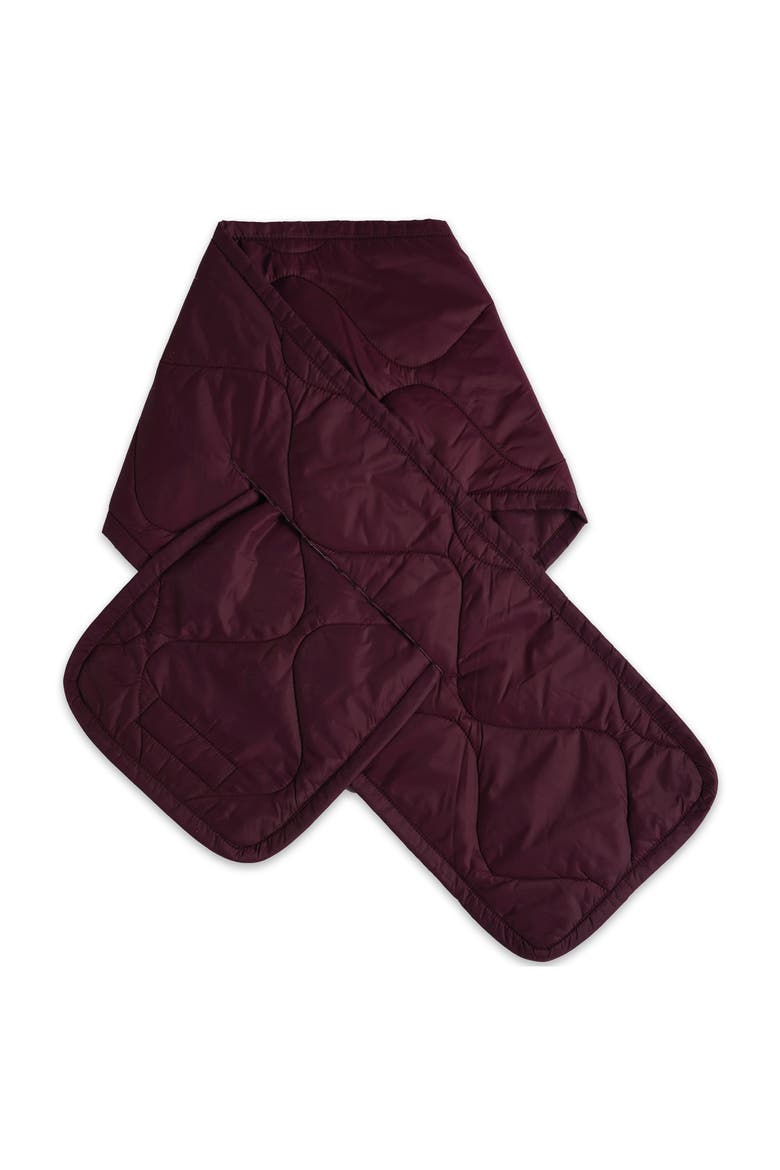 Quilted Scarf, Alternate, color, Burgundy