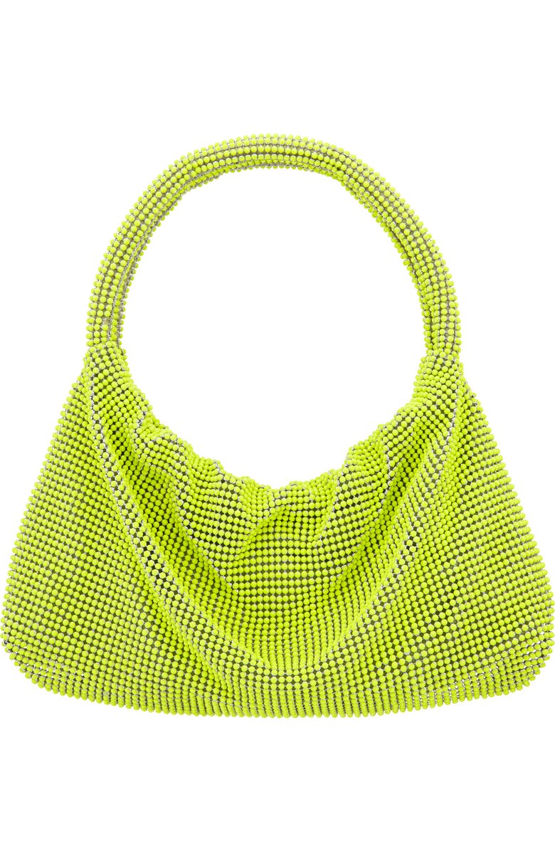 Nina Joyce Mesh Top Handle Bag, Main, color, Neon Lime