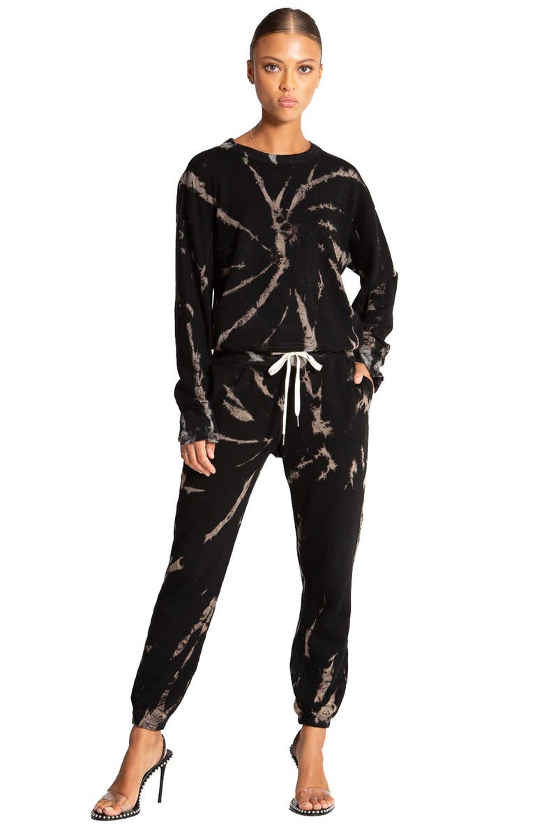 n:PHILANTHROPY Night Tie Dye Cotton Blend Joggers, Alternate, color, 