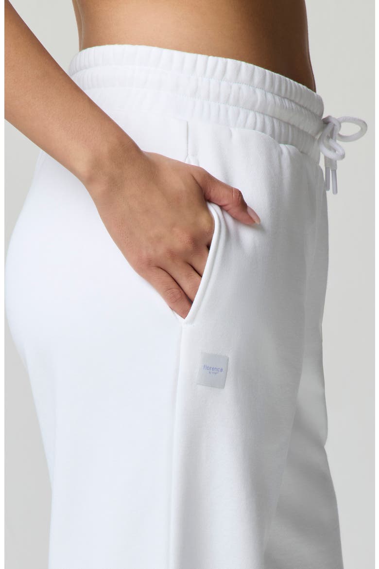 Cozy Crush Wide Leg Sweatpants, Alternate, color, BRIGHT WHITE