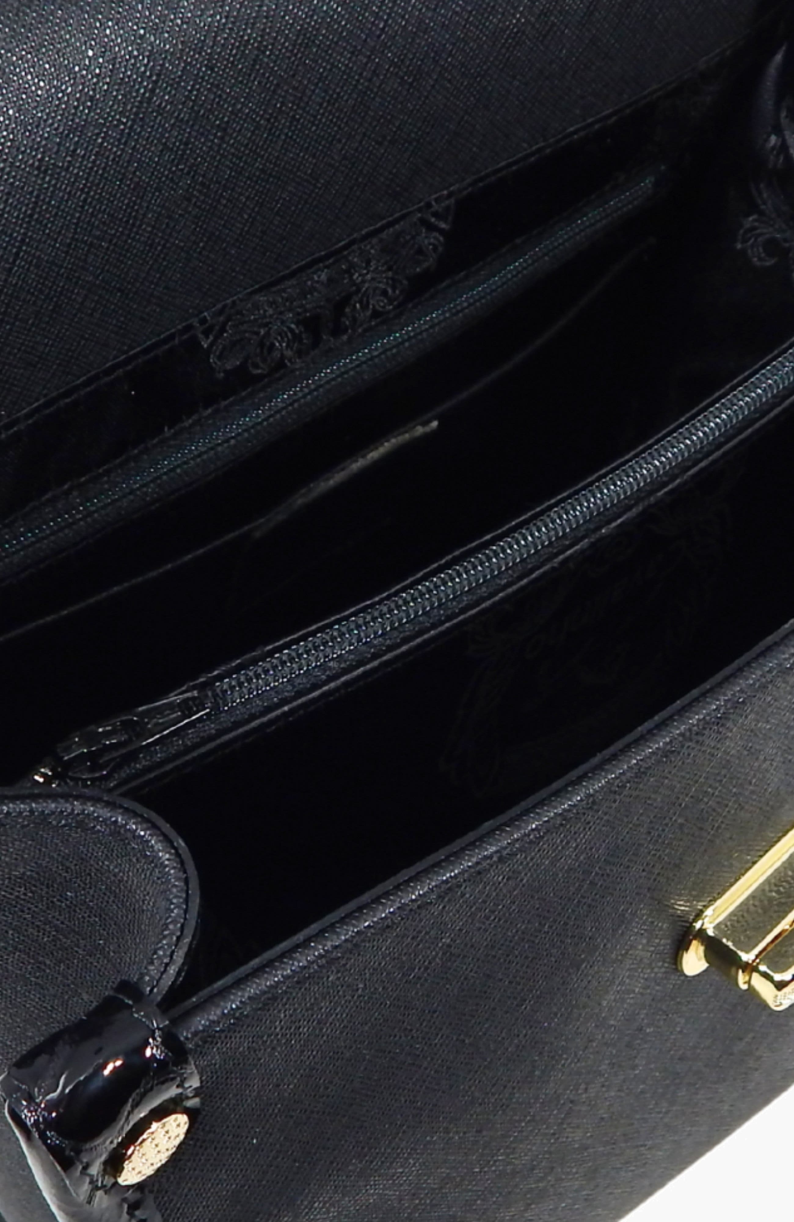 Cherry Blossom 518 Handbag, Alternate, color, Black