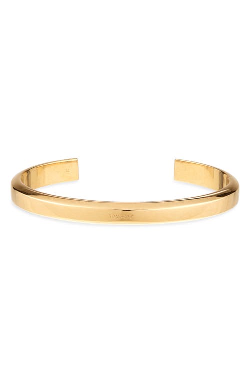 Tom Ford Cuff Bracelet In 1y049 Vintage Gold