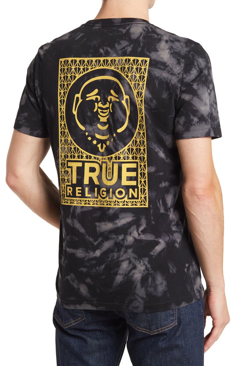 True Religion Brand Jeans Tour Tie-Dye Crew Neck T-Shirt, Alternate, color,