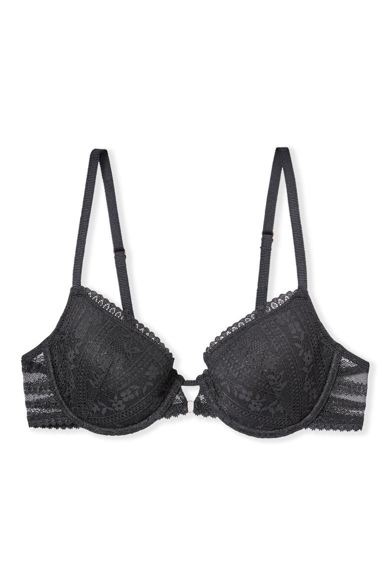 Aura N°4 Classique Underwire Bra, Alternate, color, BLACK