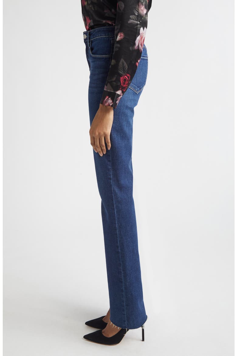 Ruth Raw Hem Straight Leg Jeans, Alternate, color, TOLEDO