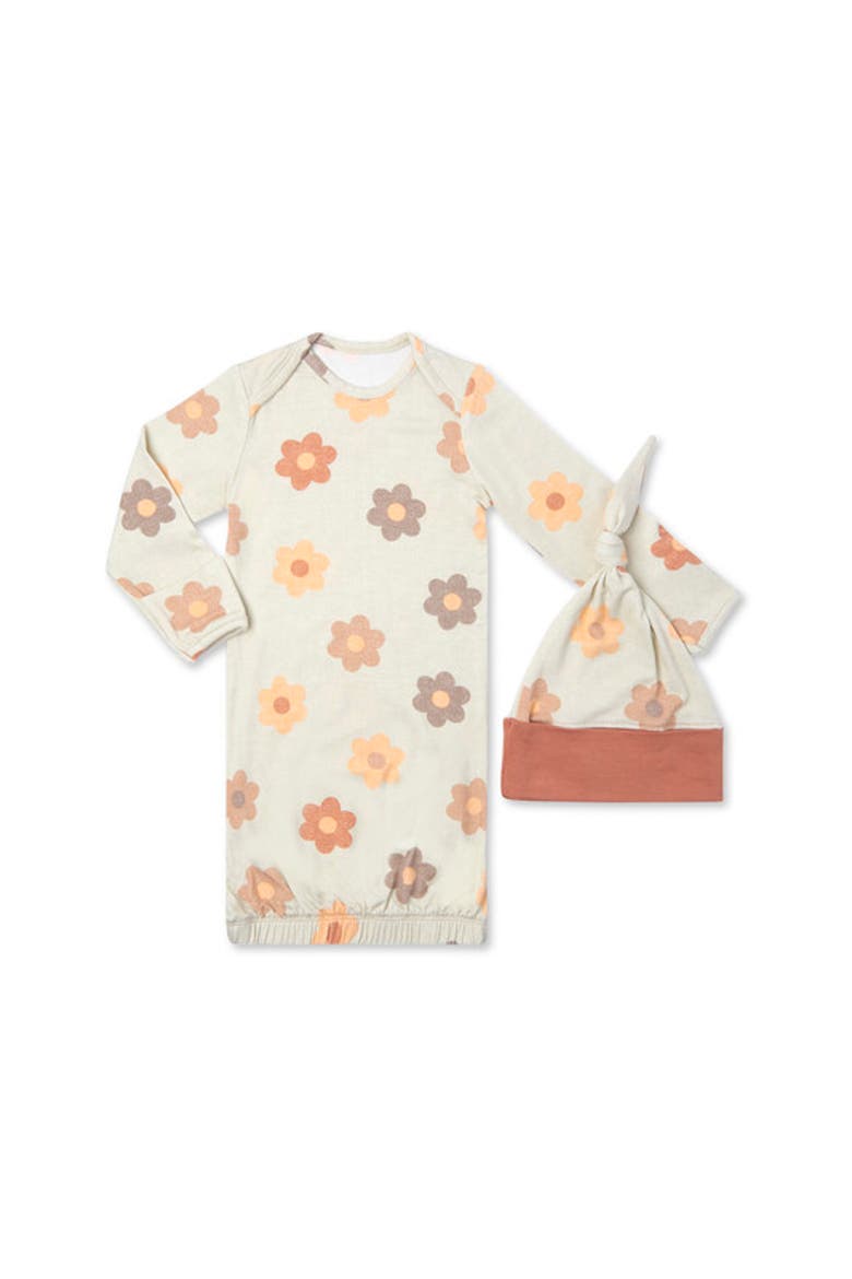 Analise During & After 5-Piece Maternity/Nursing Sleep Set for Mom & Baby, Alternate, color, Daisies