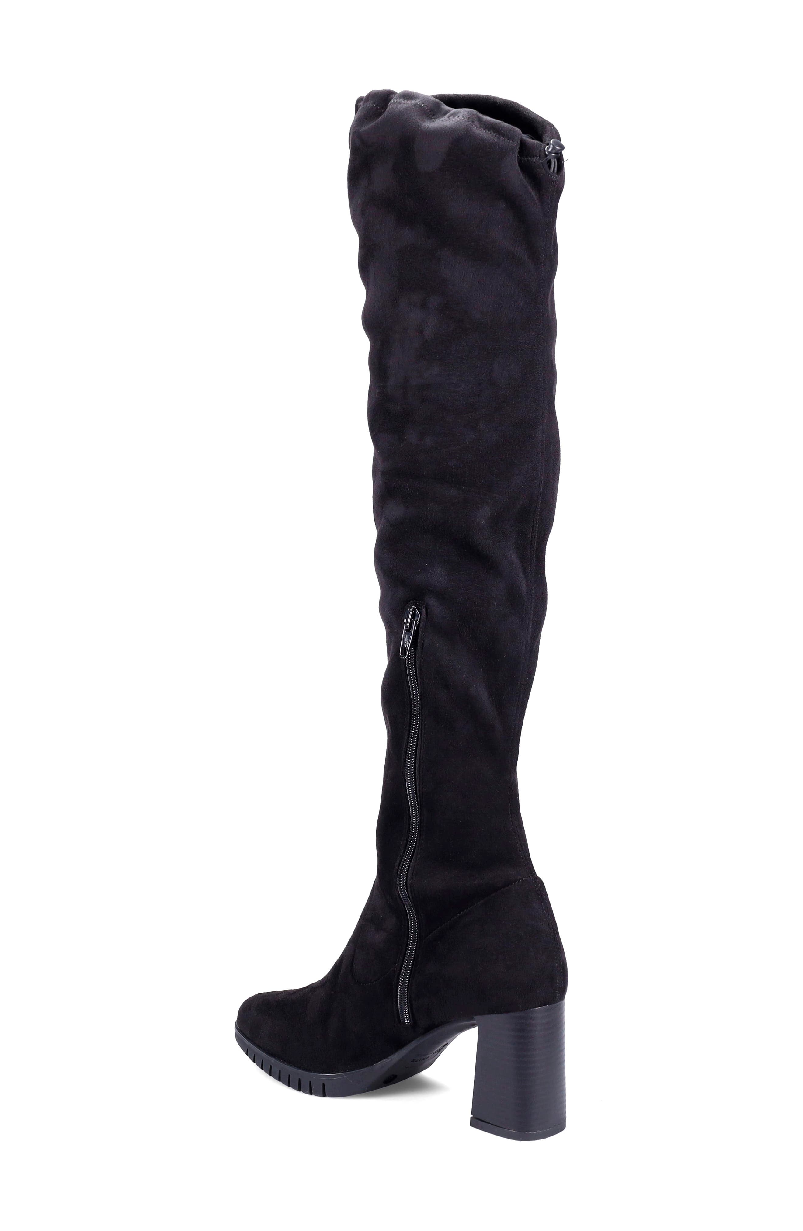 Fabia Over the Knee Boot, Alternate, color, ONYX