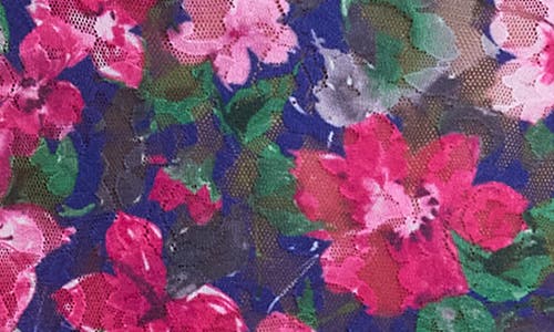Hanky Panky Printed Signature Lace Classic Cami In Tis The Season Blue