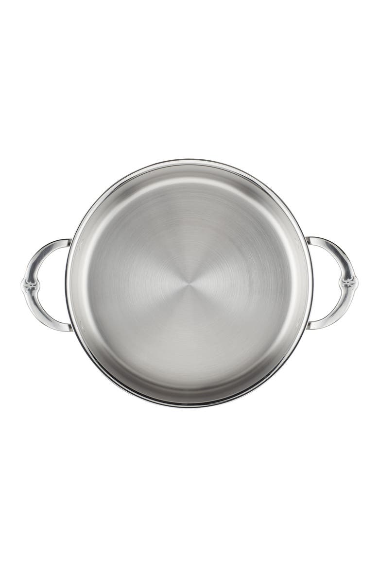 ProBond 3.5-Quart Sauteuse Pan with Lid, Alternate, color, STAINLESS STEEL