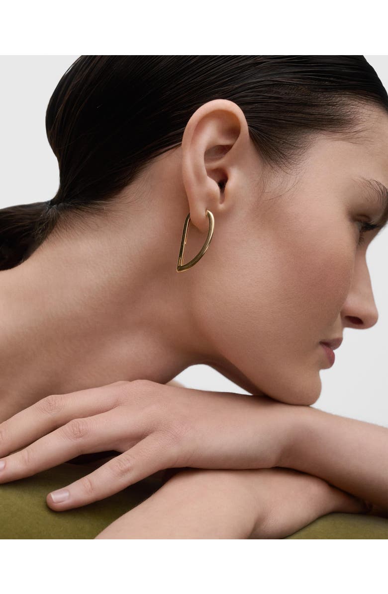 PDPAOLA Vento Hoops, Alternate, color, Gold