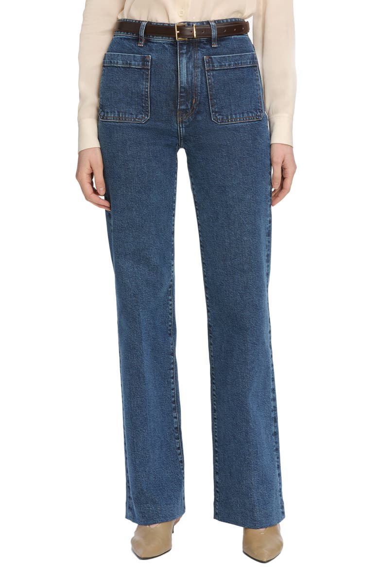 The Refined Straight Leg Jeans, Main, color, SATURN