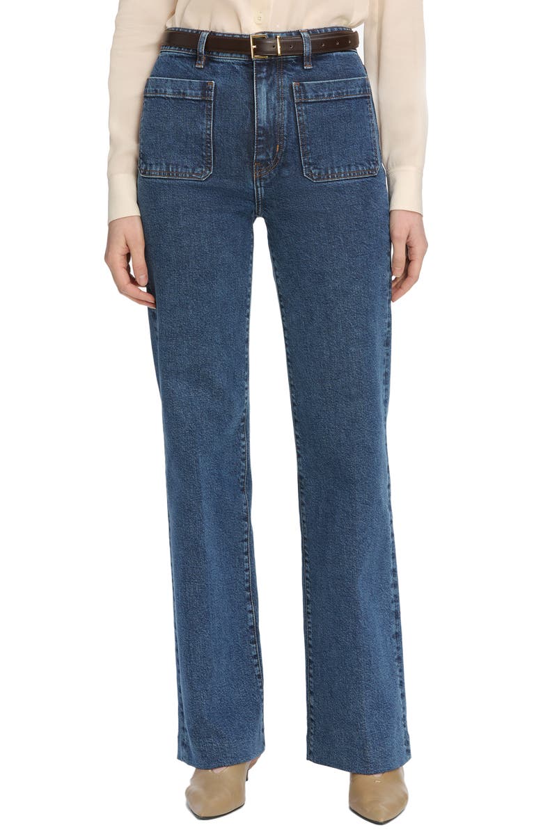 FRAME The Refined Straight Leg Jeans, Main, color, Saturn
