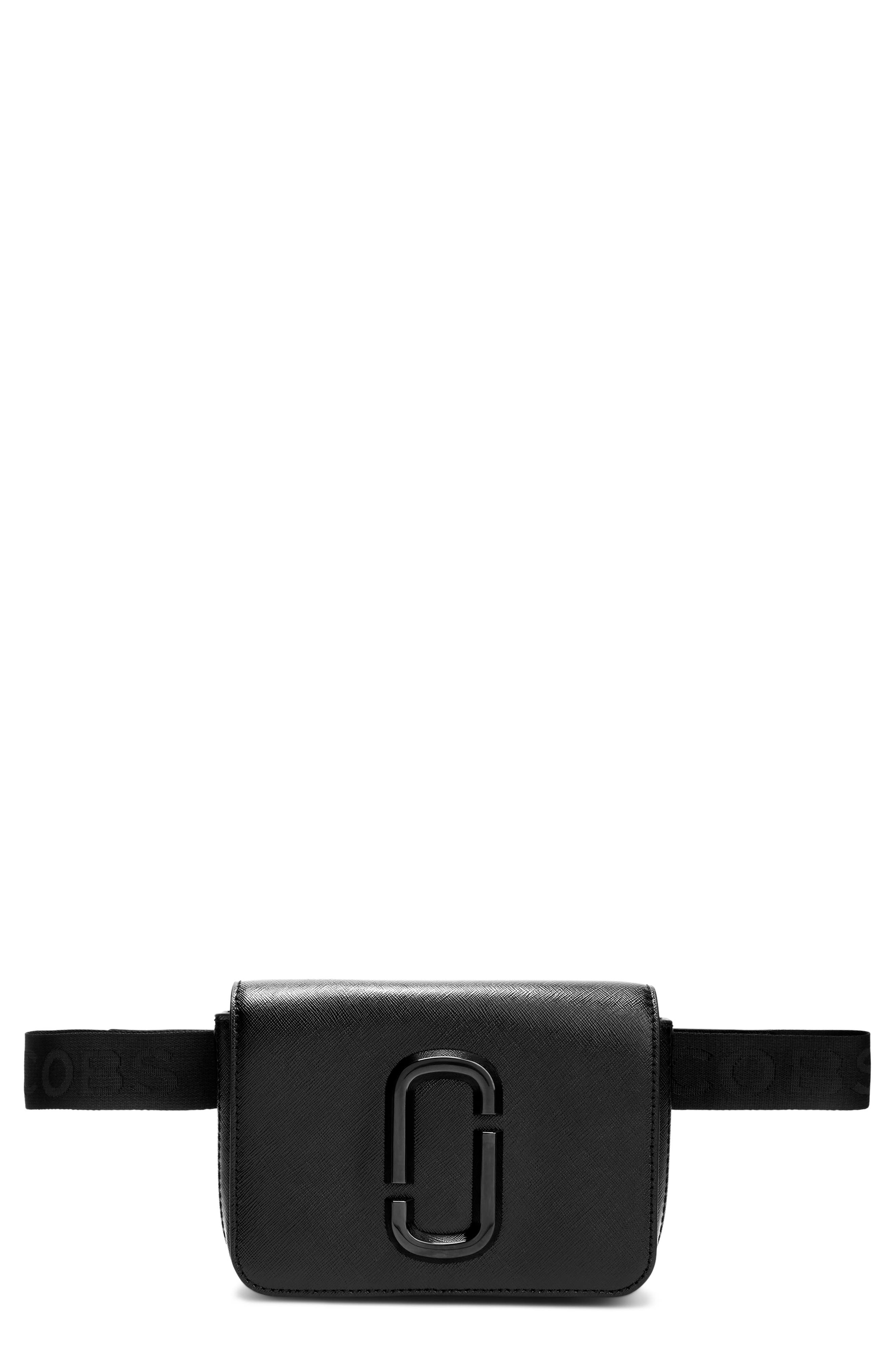 The Marc Jacobs MARC JACOBS Hip Shot Leather Belt Bag, Main, color, 